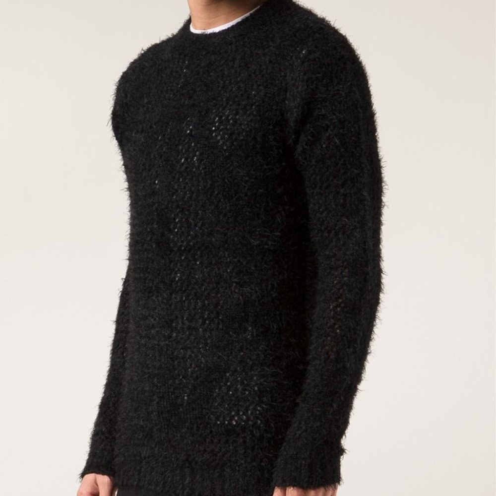 CHAPTER Black Fuzzy Sweater